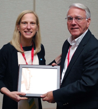 Dean Wayne T Davis accepting for Veerle Keppens